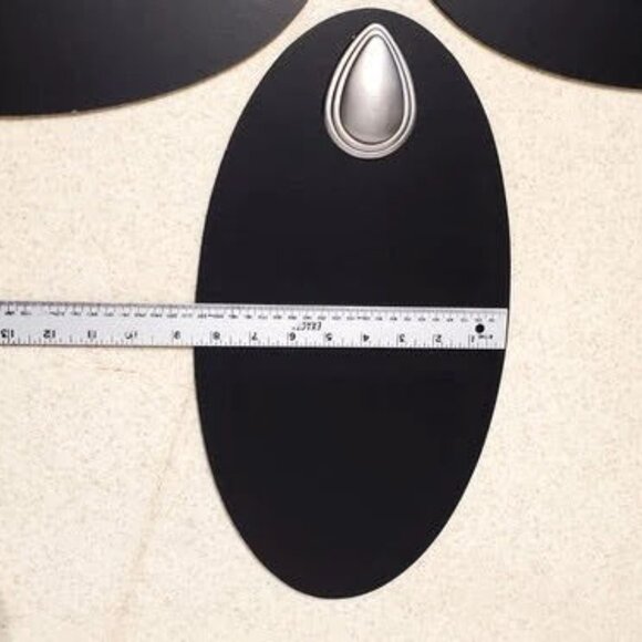 4 PC BLACK Ceiling Light Fan Blades Set - Face Lift Your Old Fan - MINT - Picture 3 of 4